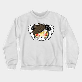 Overwatch Tracer Panda Crewneck Sweatshirt